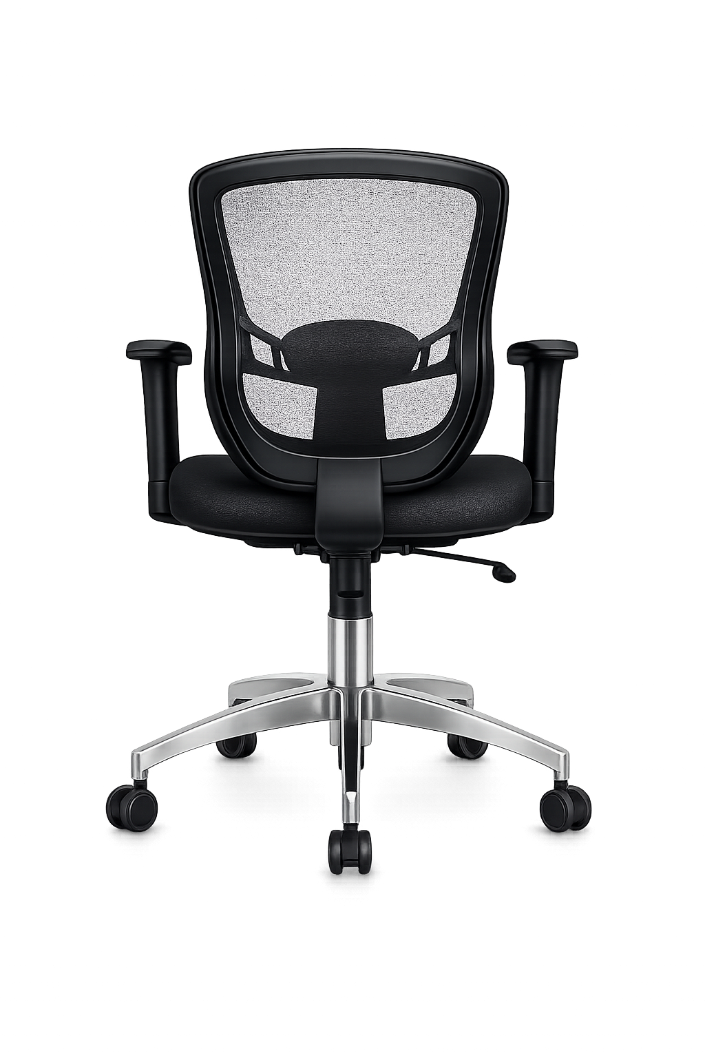 SILLA EJECUTIVA MOD. TINZO BASE ALUMINIO Y B/REG. - LAP - Imagen 4